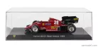 FERRARI  F1  126C3 N 28 SEASON 1983 RENE ARNOUX - CON VETRINA - WITH SHOWCASE  RED