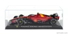 FERRARI  F1  SF-23 TEAM SCUDERIA FERRARI N 55 MONZA ITALY GP 2023 CARLOS SAINZ - CON VETRINA - WITH SHOWCASE  RED BLACK YELLOW