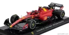FERRARI  F1  SF-23 TEAM SCUDERIA FERRARI N 55 MONZA ITALY GP 2023 CARLOS SAINZ - CON VETRINA - WITH SHOWCASE  RED BLACK YELLOW