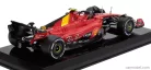 FERRARI  F1  SF-23 TEAM SCUDERIA FERRARI N 55 MONZA ITALY GP 2023 CARLOS SAINZ - CON VETRINA - WITH SHOWCASE  RED BLACK YELLOW