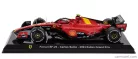 FERRARI  F1  SF-23 TEAM SCUDERIA FERRARI N 55 MONZA ITALY GP 2023 CARLOS SAINZ - CON VETRINA - WITH SHOWCASE  RED BLACK YELLOW