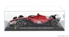 FERRARI  F1  SF-23 TEAM SCUDERIA FERRARI N 16 2nd LAS VEGAS USA GP 2023 CHARLES LECLERC - CON VETRINA - WITH SHOWCASE  RED BLACK WHITE