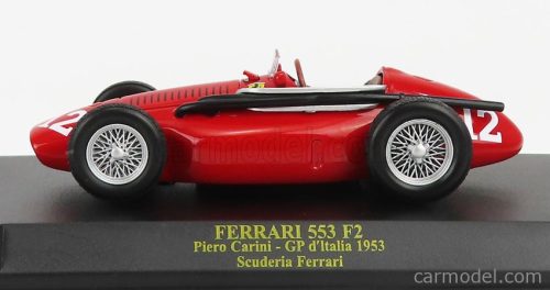 FERRARI  F2  553 TEAM SCUDERIA FERRARI N 12 ITALY GP 1953 PIERO CARINI  RED