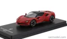 FERRARI  SF90 STRADALE HYBRID 1000hp 2019 - CON VETRINA - WITH SHOWCASE  ROSSO CORSA - RED