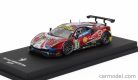 FERRARI  488 GTE EVO 3.9L TURBO V8 TEAM AF CORSE N 51 WINNER CLASS LMGTE PRO 24h LE MANS 2019 J.CALADO - A.PIER GUIDI - D.SERRA - CON VETRINA - WITH SHOWCASE  RED MET WHITE BLUE