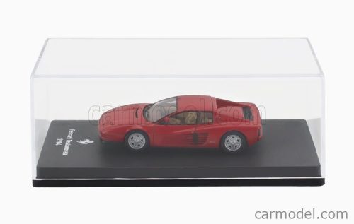 FERRARI  TESTAROSSA 1984 - CON VETRINA - WITH SHOWCASE  RED