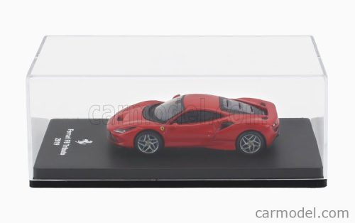 FERRARI  F8 TRIBUTO 2019 - CON VETRINA - WITH SHOWCASE  ROSSO SCUDERIA - RED