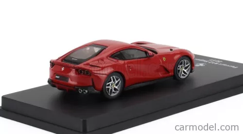 FERRARI  812 SUPERFAST 2017 - CON VETRINA - WITH SHOWCASE  ROSSO CORSA 322 - RED