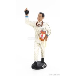   FIGURES  F1  PILOTA AUTOMOBILISTICO J.BRABHAM - PILOT DRIVER REIMS GP 1966  WHITE