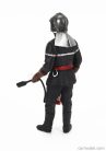 FIGURES  VIGILE DEL FUOCO JEAN LUC - FRENCH POMPIERS FIREMAN 1970  GREY