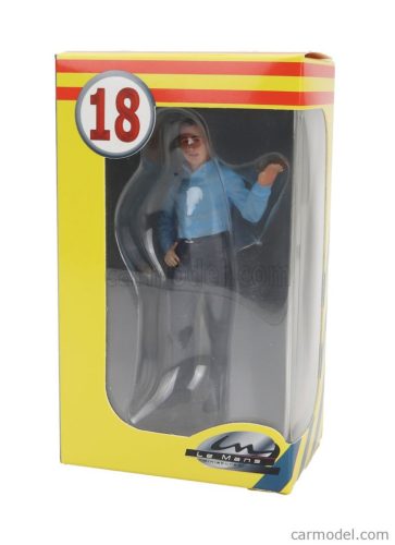 FIGURES  MR CARROLL - SANS CHAPEAU - WITHOUT HAT 1966  LIGHT BLUE GREY