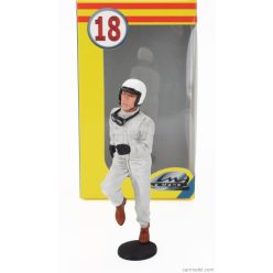   FIGURES  JIM PILOTA AUTOMOBILISTICO - 24h LE MANS START PILOT DRIVER 1960 - 1970  WHITE