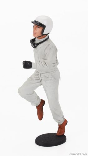 FIGURES  JIM PILOTA AUTOMOBILISTICO - 24h LE MANS START PILOT DRIVER 1960 - 1970  WHITE