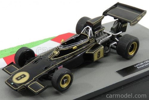 LOTUS  F1  72D FORD JPS N 8 WORLD CHAMPION SEASON 1972 EMERSON FITTIPALDI  BLACK