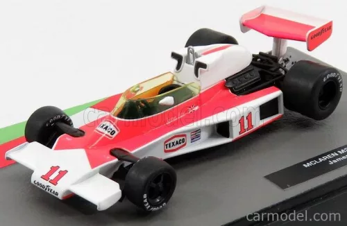 McLAREN  F1  M23 FORD N 11 WORLD CHAMPION SEASON 1976 JAMES HUNT  WHITE ORANGE