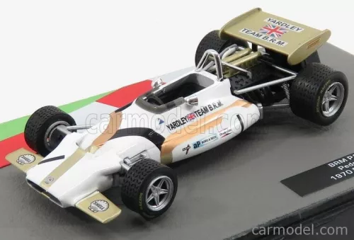 BRM  F1  P153 N 1 BELGIUM GP 1970 PEDRO RODRIGUEZ  WHITE GOLD