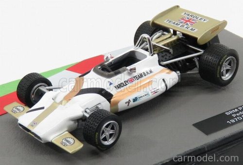 BRM  F1  P153 N 1 BELGIUM GP 1970 PEDRO RODRIGUEZ  WHITE GOLD