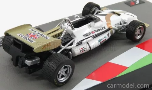 BRM  F1  P153 N 1 BELGIUM GP 1970 PEDRO RODRIGUEZ  WHITE GOLD