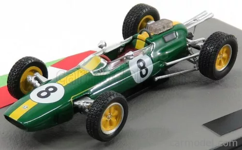 LOTUS  F1  25 N 8 WORLD CHAMPION SEASON 1963 JIM CLARK  GREEN YELLOW
