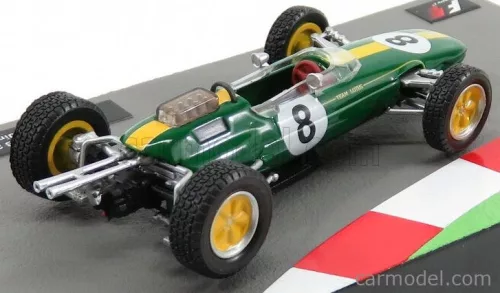 LOTUS  F1  25 N 8 WORLD CHAMPION SEASON 1963 JIM CLARK  GREEN YELLOW