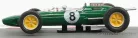 LOTUS  F1  25 N 8 WORLD CHAMPION SEASON 1963 JIM CLARK  GREEN YELLOW