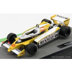   RENAULT  F1  RS10 N 15 SEASON 1979 JEAN PIERRE JABOUILLE  YELLOW WHITE