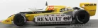 RENAULT  F1  RS10 N 15 SEASON 1979 JEAN PIERRE JABOUILLE  YELLOW WHITE