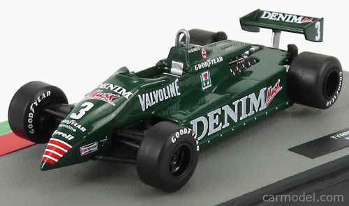 TYRRELL  F1  011 DENIM N 3 SEASON 1982 MICHELE ALBORETO  GREEN