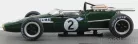BRABHAM  F1  REPCO BT24 N 2 WORLD CHAMPION SEASON 1967 DENIS HULME  GREEN GOLD