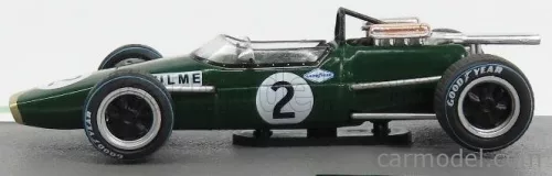 BRABHAM  F1  REPCO BT24 N 2 WORLD CHAMPION SEASON 1967 DENIS HULME  GREEN GOLD