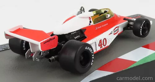 McLAREN  F1  M23 N 40 BRITISH GP 1977 GILLES VILLENEUVE  ORANGE WHITE