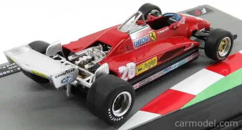 FERRARI  F1  126C2 N 28 MONZA ITALY GP 1982 MARIO ANDRETTI  RED