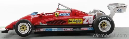 FERRARI  F1  126C2 N 28 MONZA ITALY GP 1982 MARIO ANDRETTI  RED