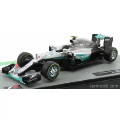   MERCEDES GP  F1  W07 HYBRID AMG PETRONAS N 6 WORLD CHAMPION SEASON 2016 NICO ROSBERG  SILVER GREEN