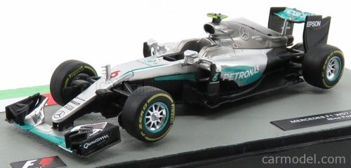 MERCEDES GP  F1  W07 HYBRID AMG PETRONAS N 6 WORLD CHAMPION SEASON 2016 NICO ROSBERG  SILVER GREEN