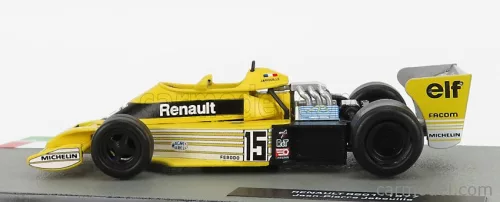 RENAULT  F1 RS01 N 15 SEASON 1977 JEAN PIERRE JABOUILLE  YELLOW BLACK