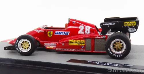 FERRARI  F1  126 C3 N 28 SEASON 1983 RENE ARNOUX  RED