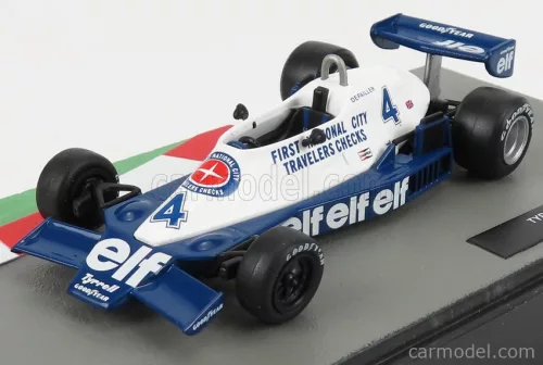 TYRRELL  F1  008 N 4 SEASON 1978 PATRICK DEPAILLER  BLUE WHITE