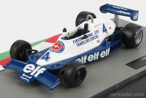 TYRRELL  F1  008 N 4 SEASON 1978 PATRICK DEPAILLER  BLUE WHITE