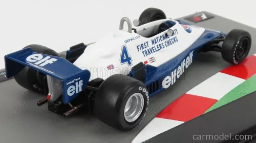 TYRRELL  F1  008 N 4 SEASON 1978 PATRICK DEPAILLER  BLUE WHITE