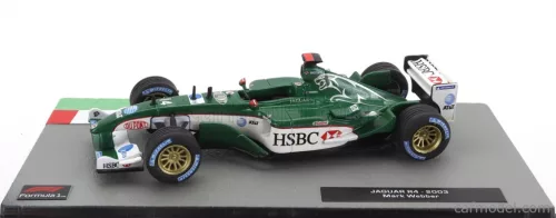 JAGUAR  F1  R4 N 14 SEASON 2003 MARK WEBBER  GREEN WHITE