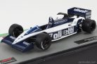 BRABHAM  F1  BT55 BMW N 7 SEASON 1986 RICCARDO PATRESE  WHITE BLUE