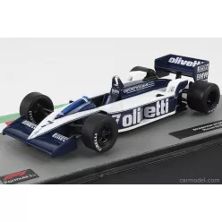   BRABHAM  F1  BT55 BMW N 7 SEASON 1986 RICCARDO PATRESE  WHITE BLUE
