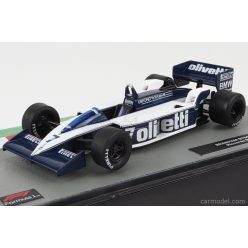   BRABHAM  F1  BT55 BMW N 7 SEASON 1986 RICCARDO PATRESE  WHITE BLUE