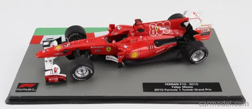 FERRARI  F1  F10 N 7 TURKISH GP 2010 FELIPE MASSA  RED WHITE