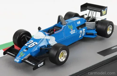 LIGIER  F1  JS21 GITANES N 26 SEASON 1983 RAUL BOESEL  LIGHT BLUE