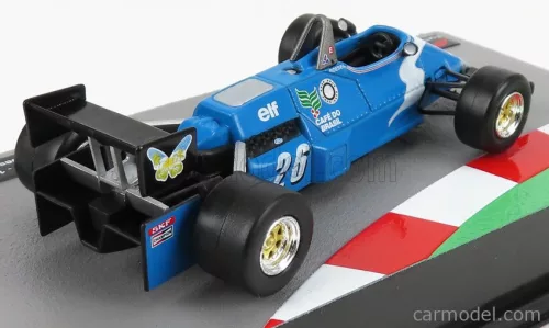 LIGIER  F1  JS21 GITANES N 26 SEASON 1983 RAUL BOESEL  LIGHT BLUE