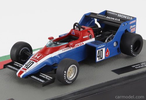 SPIRIT  F1  201 HONDA N 40 SEASON 1983 STEFAN JOHANSSON  BLUE RED