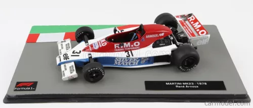 MARTINI  F1  MK23 N 31 SEASON 1978 RENE ARNOUX  WHITE RED BLUE