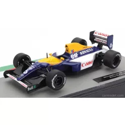  WILLIAMS  F1  FW14B RENAULT N 6 SEASON 1992 RICCARDO PATRESE  BLUE YELLOW WHITE